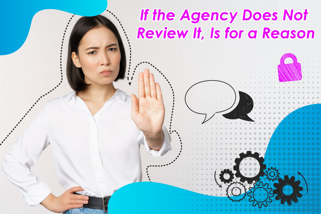 Agency refusing to revise the work